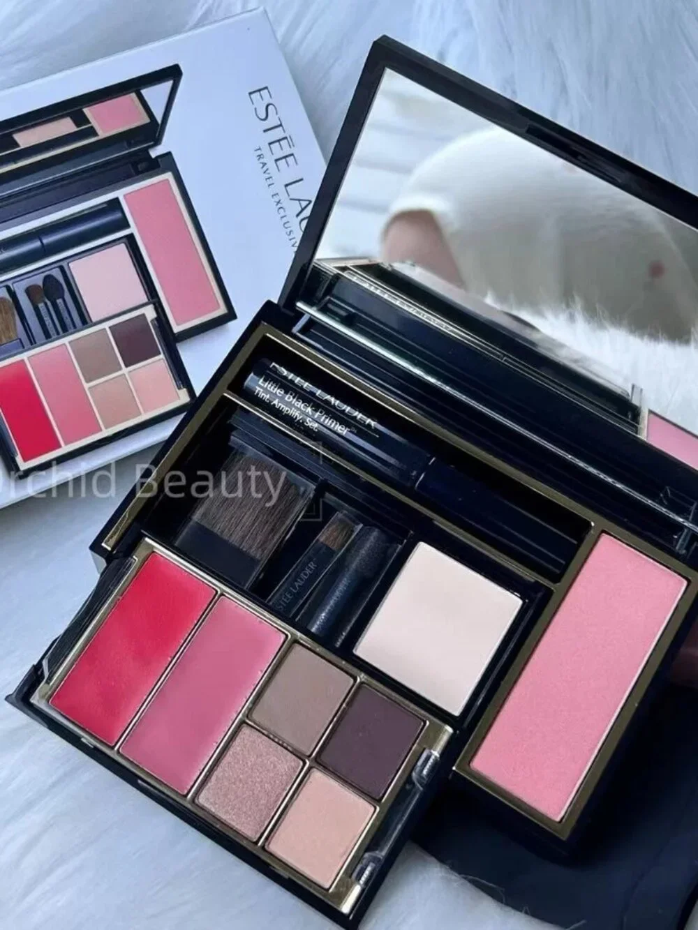 New Estee Lauder Travel Exclusive Makeup Set (Lipstick+Eyeshadow+Blush+Mascara)